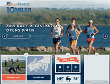 Tablet Screenshot of newport10miler.com